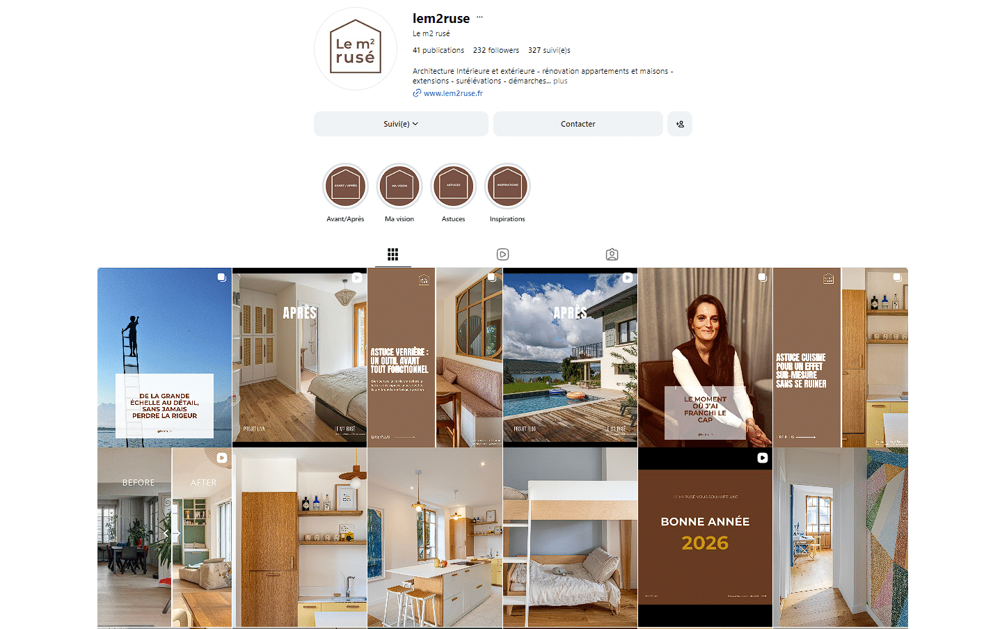 Refonte site internet professionnel -Entrepreneuse à Annecy